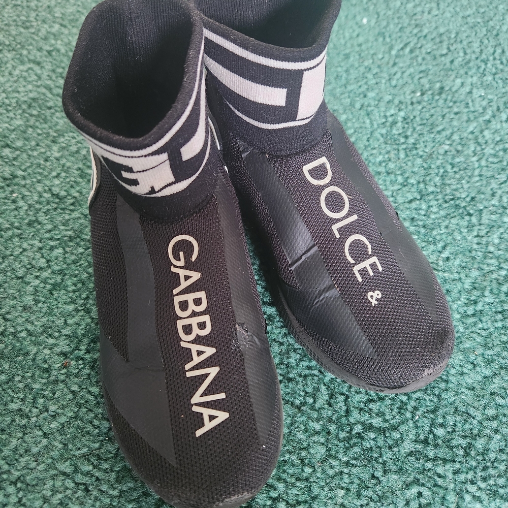 Dolce & Gabbana Black Sock Sneakers